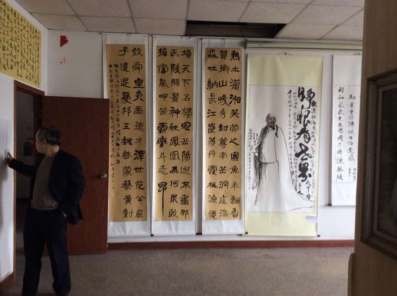 大祥区举办书法临帖班